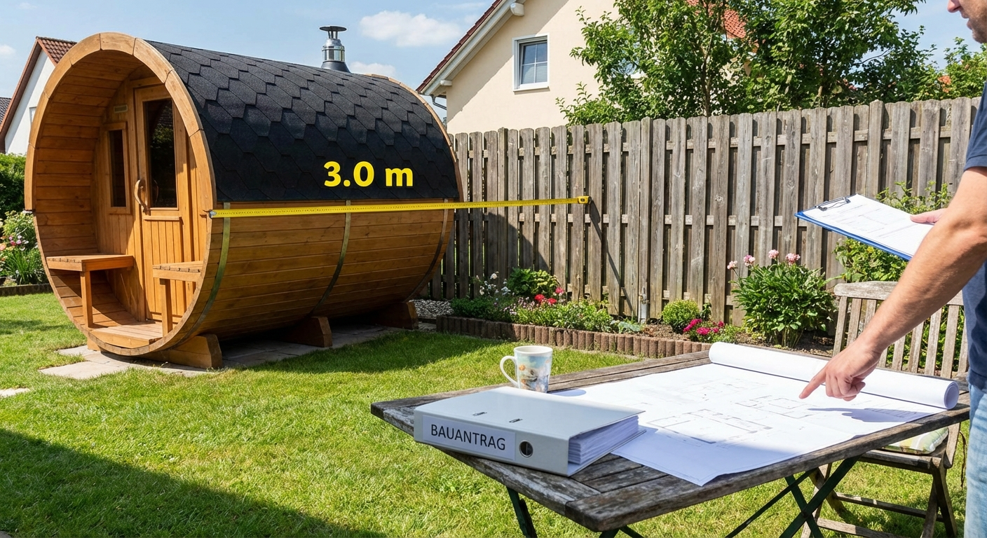 Fasssauna Baugenehmigung