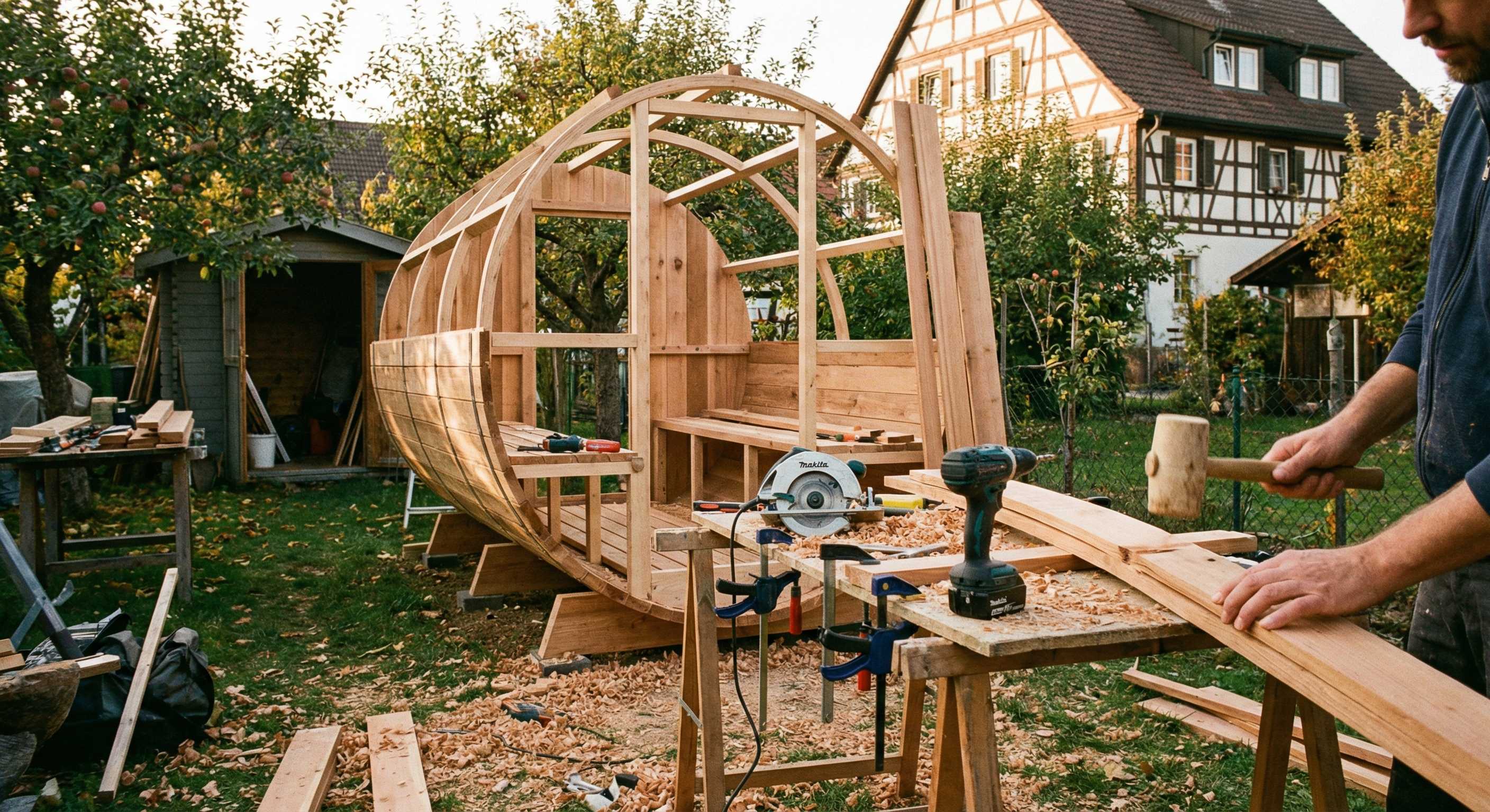 Fasssauna selber bauen 2026